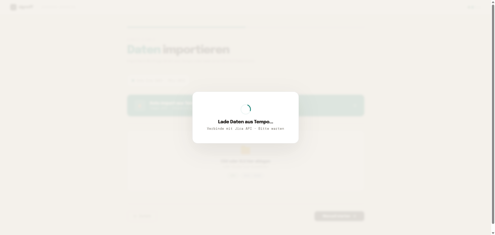 Signoff - Daten importieren